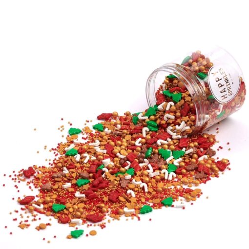 Dekorativni mix Happy sprinkles - Santas favourite 90g - Image 2