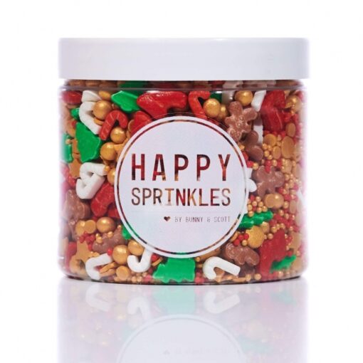 Dekorativni mix Happy sprinkles - Santas favourite 90g