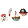 Modelčki za piškote Decora komplet - pirati