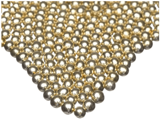 Dekorativni mix Happy sprinkles - Gold Metallic Choco M 90g - Image 2