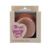 Papirnate košarice za muffine rosegold (BWL)