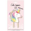 Cake topper z led lučkami - Unicorn