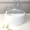 Cake topper 30 & Fabulous - različne barve