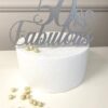 Cake topper 50 & Fabulous - različne barve