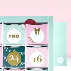 Adventni koledar Happy sprinkles roza/mint 2026 - slika 3