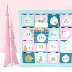 Adventni koledar Happy sprinkles roza/mint 2026