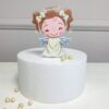 Cake topper tisk na pleksi angelček punčka - različne barve