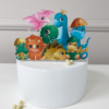 Cake topper tisk na pleksi baby dinozavri