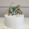 Cake topper tisk na pleksi dinozavri