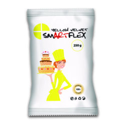 Sladkorna masa Smartflex velvet rumena 250 g
