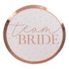 Papirnati krožniki team bride – rose gold
