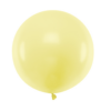 Balon okrogel - pastelno rumen, 60cm