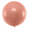 Balon okrogel - rosegold, 1m