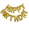 Balon folija Ginger Ray - Happy Birthday zlat