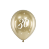 Baloni 30 - zlati (6kom.)