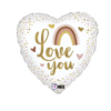 Balon folija  - srček love you
