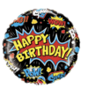 Balon folija  - Happy Birthday Super Hero