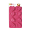 Silikonski pekač za peko srčkov (ScrapCooking)