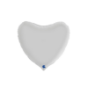 Balon folija satin bel - srce 91 cm