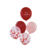 Baloni s konfeti Ginger Ray - Happy Valentine's day