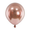 Balon Glossy - rosegold, 12 cm