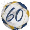 Balon folija - napis 60 (marble)