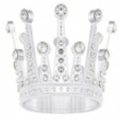 3 mini luksuzne srebrne kronice