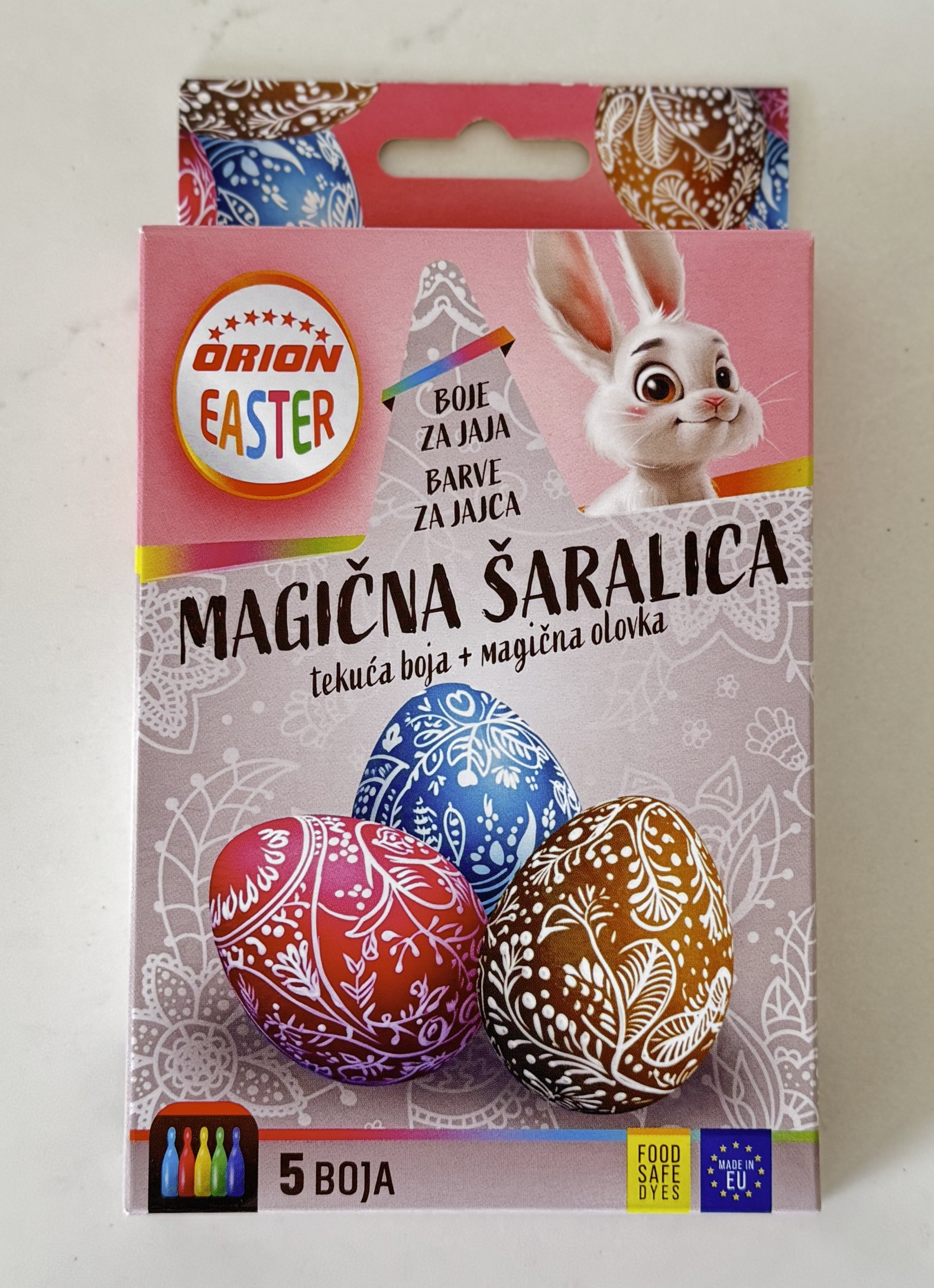 Tekoča barva za pirhe z magično barvico - Orion