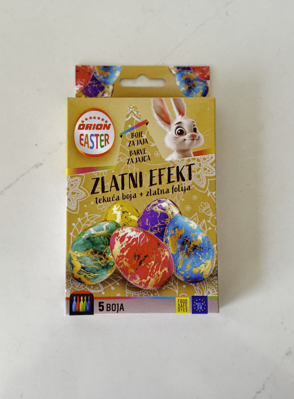 Tekoča barva za pirhe z zlatim učinkom - Orion