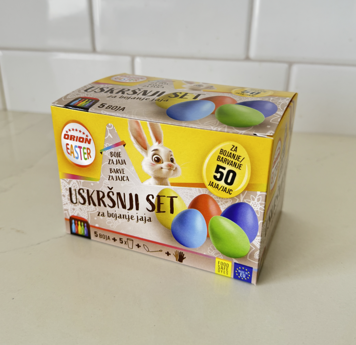 Velikonočni set za barvanje pirhov - Orion
