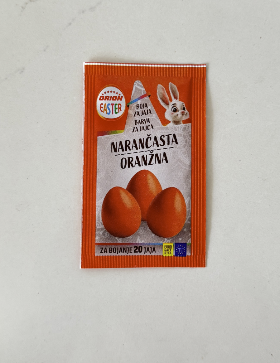 Barva za pirhe oranžna - Orion