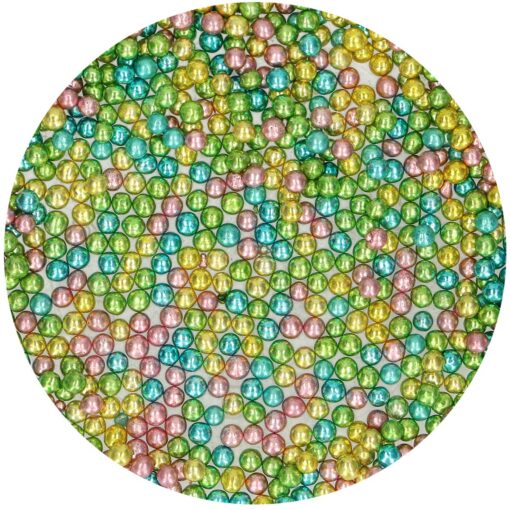 Dekorativne perlice metalik Harlequin FunCakes medium 80g - Image 2