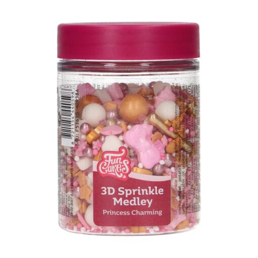Dekorativni mix FunCakes - Princess Charming 70g