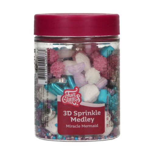 Dekorativni mix FunCakes - Miracle Mermaid 70g
