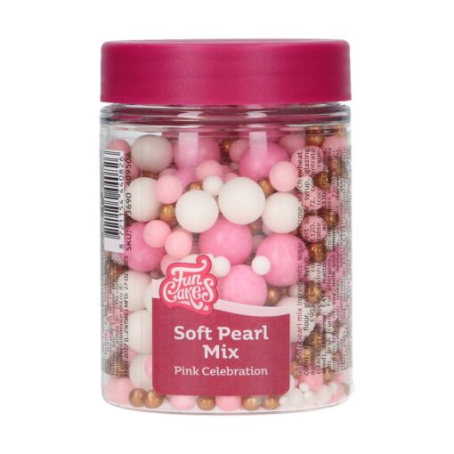 Dekorativni mix FunCakes - Pink Celebration 80g