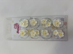 Sladkorna dekoracija rožice bele mix (Todekor)