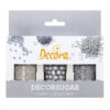 Dekorativni mix srebrnih perlic (Decora) 85g