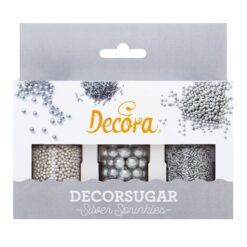 Dekorativni mix srebrnih perlic (Decora) 85g