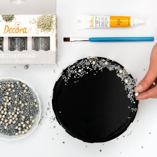 Dekorativni mix srebrnih perlic (Decora) 85g - Image 2