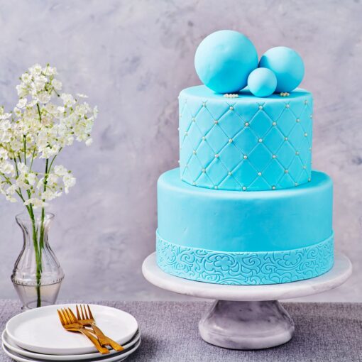 Funcakes fondant za prekrivanje, svetlo moder 500g - Image 2