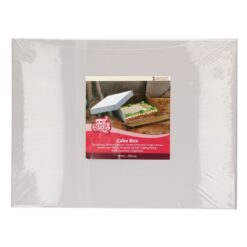 Kartonasta embalaža za torto pravokotna Funcakes, višina 15 cm – različne dimenzije