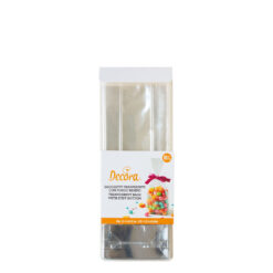 Vrečke za sladice (piškote, bombone) 10 kos, 7,5 x 22cm (Decora)