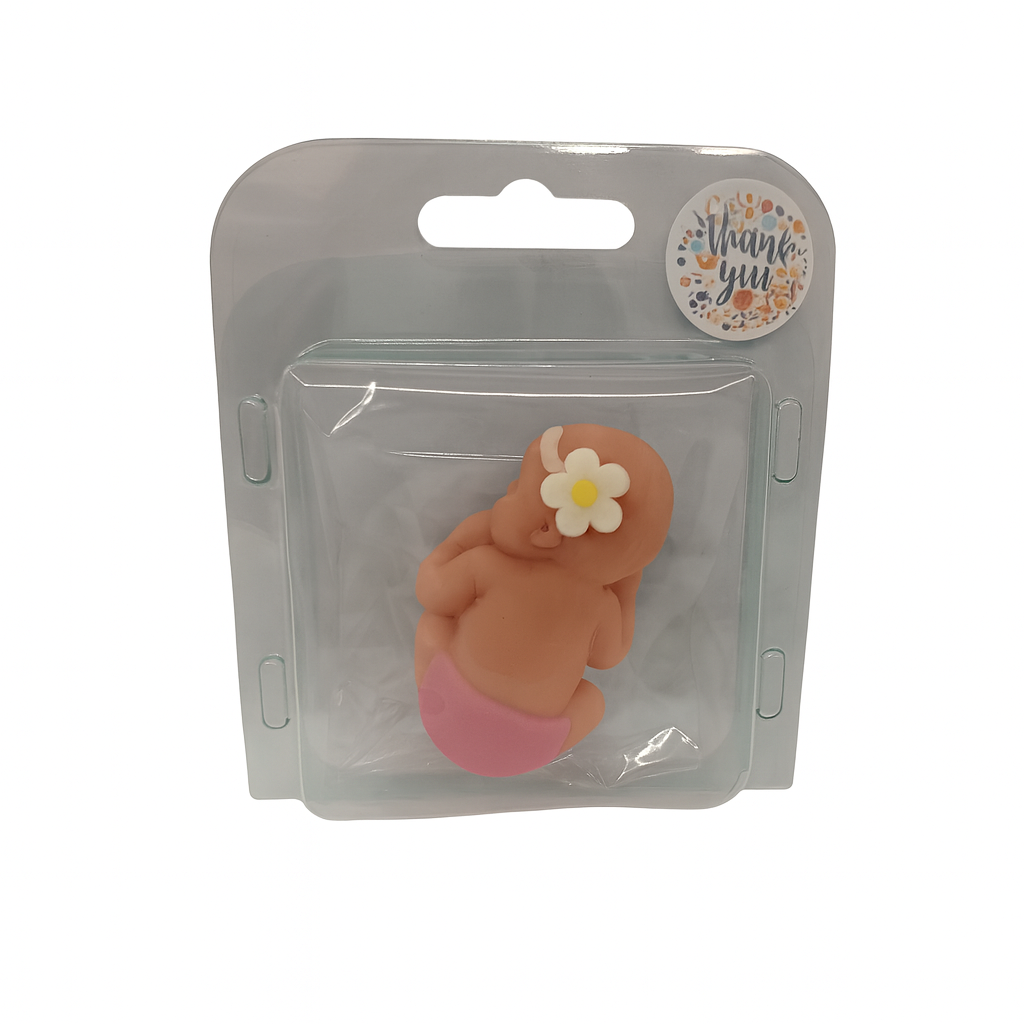 Sladkorna dekoracija dojenček roza (Todekor)