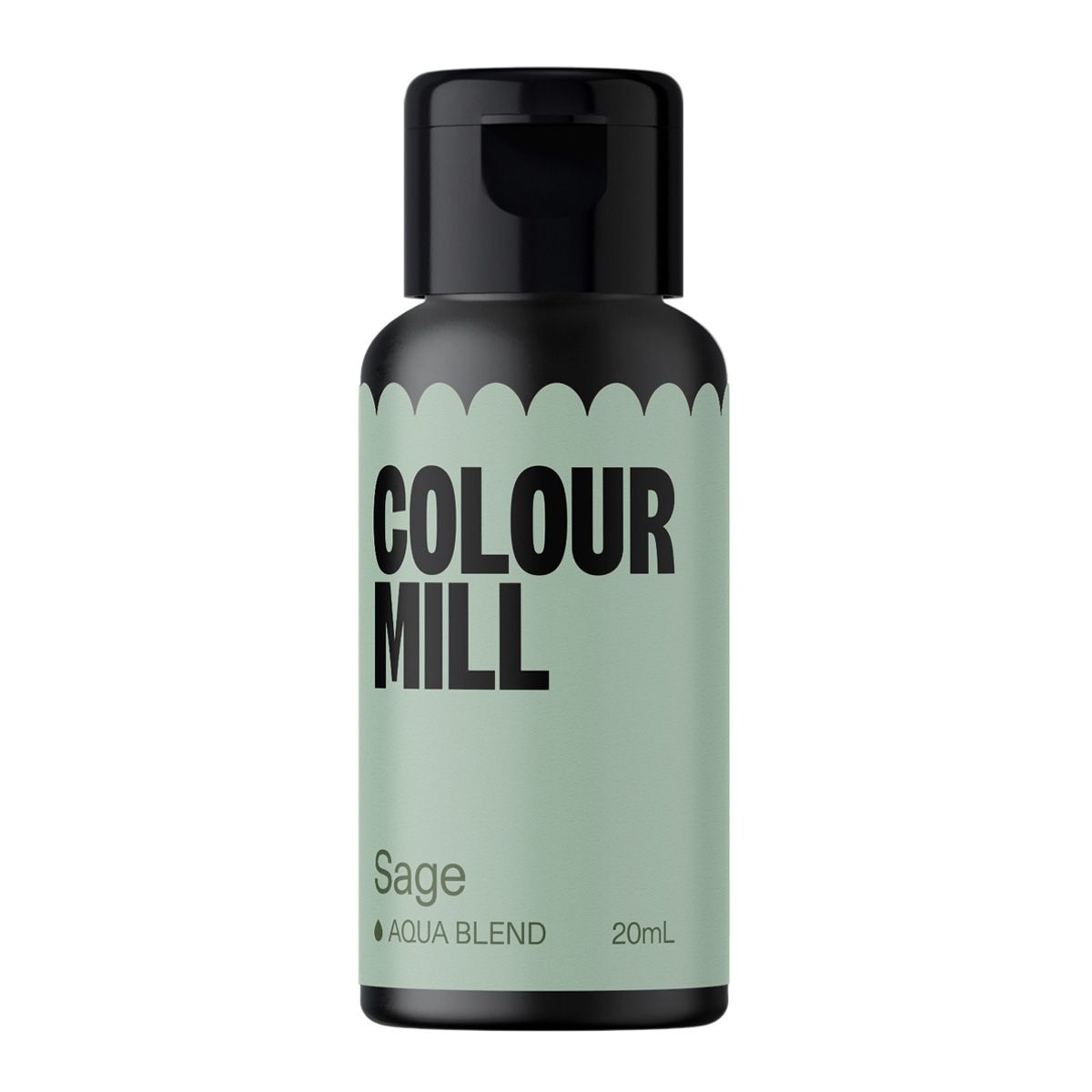Tekoča barva na vodni osnovi Colour mill žajbelj (sage), 20ml
