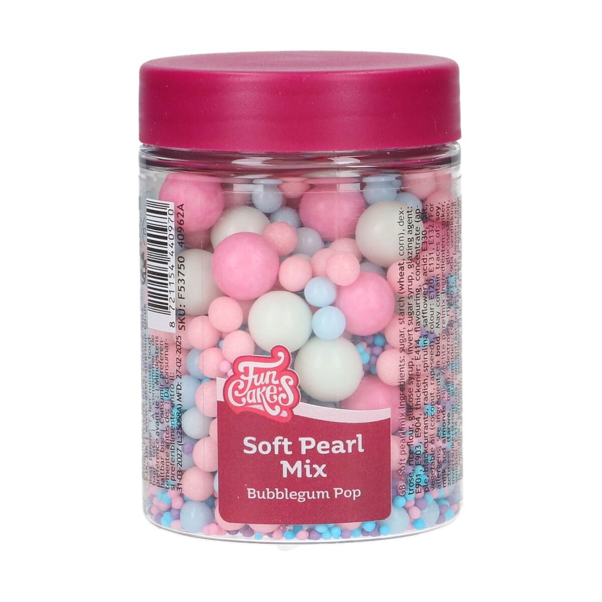 Dekorativni mix FunCakes - Bubblegum Pop 80g