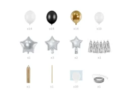 Alternative view of Lok iz balonov - zvezde (Partydeco)