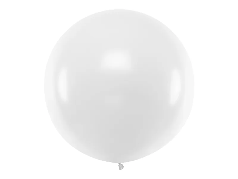Balon okrogel - bel, 1m