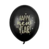 Balon Happy New Year črn