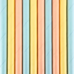 Papirnate slamice - pastelne (Partydeco)