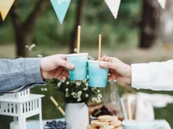 Alternative view of Papirnate slamice - pastelne (Partydeco)